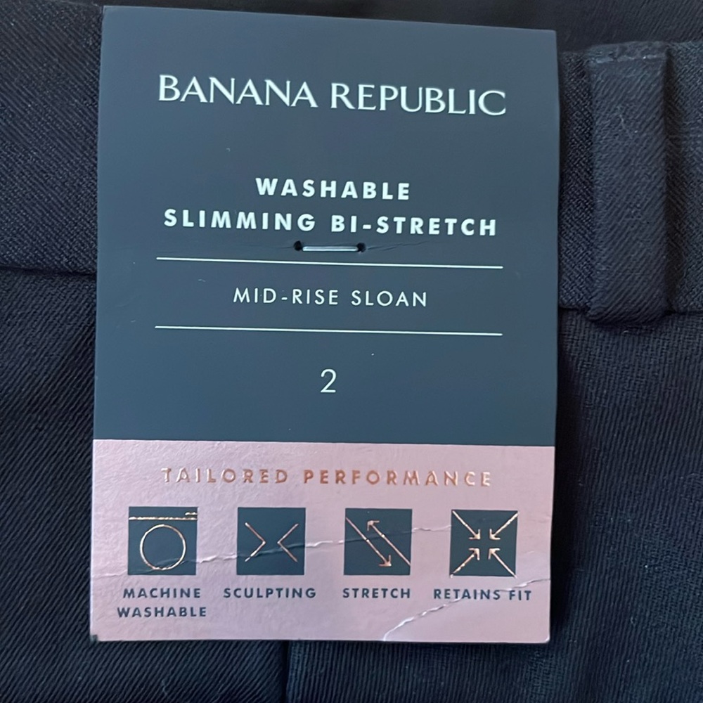 Banana Republic Mid Rise Sloan Pants